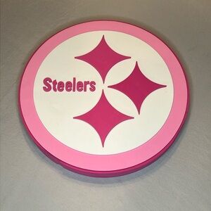 Pittsburgh Steelers 3D Foam Logo Sign - Pink